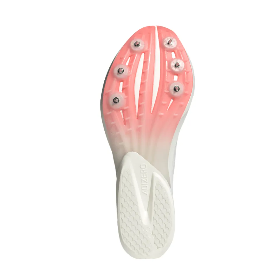Sport Utility Adidas Unisex Adizero Avanti Track Spikes in Cloud White/Core Black/Lucid Red SS25