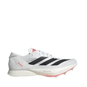 Adidas Unisex Adizero Avanti Track Spikes in Cloud White/Core Black/Lucid Red SS25 Outdoor Move Comfort Option