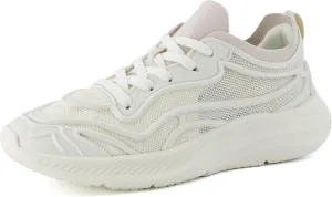 CUSHIONAIRE Trax Women’s Athletic Sneaker – Lightweight Mesh Running Shoe with Cushioned Insole & Chunky Sole Design