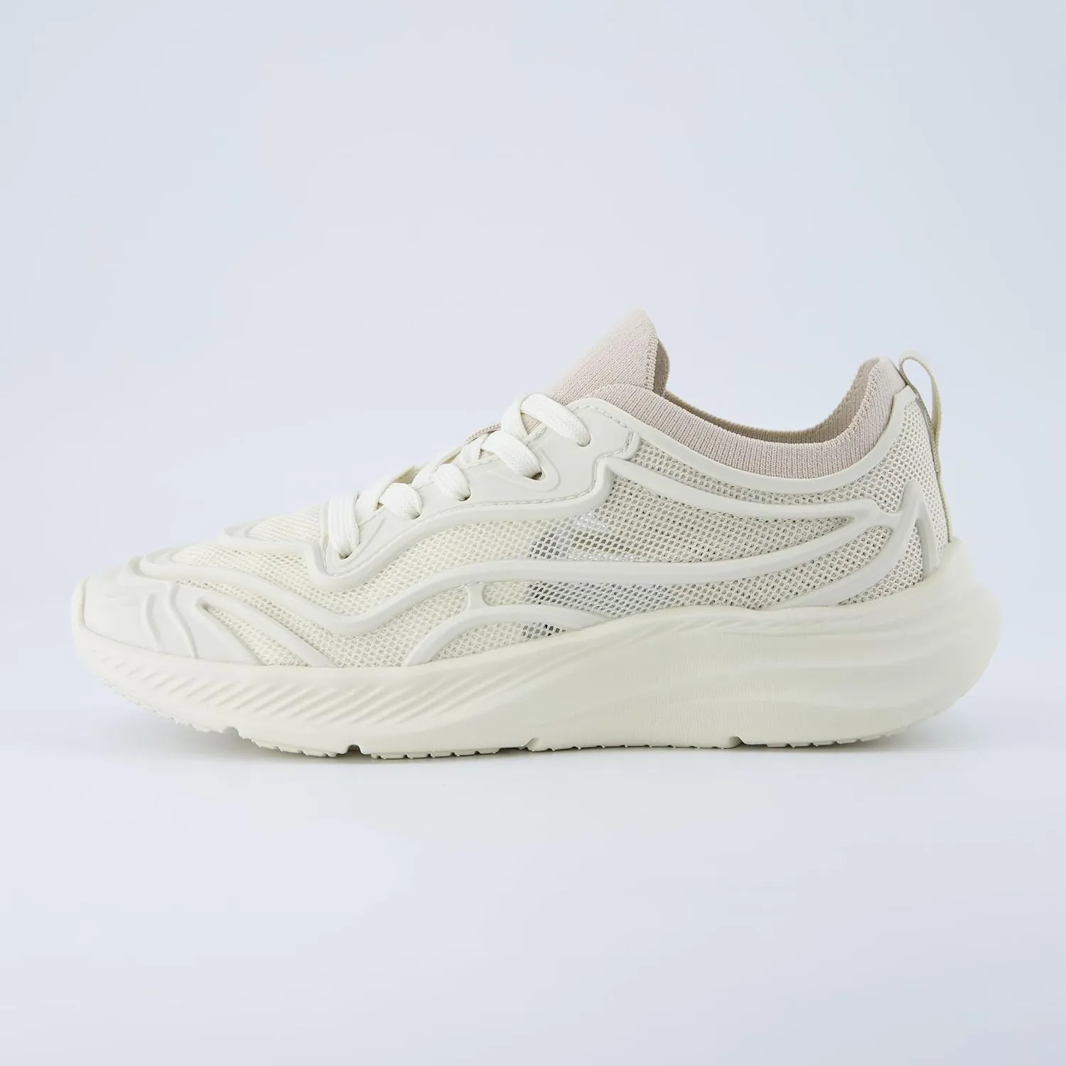 CUSHIONAIRE Trax Women’s Athletic Sneaker – Lightweight Mesh Running Shoe with Cushioned Insole & Chunky Sole Design