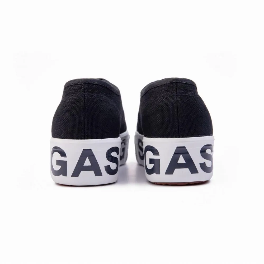 Ankle - collar Superga scarpa sneakers da donna con zeppa COTW OUTSOLE LETTERING 2790 S00FJ80-999 nero