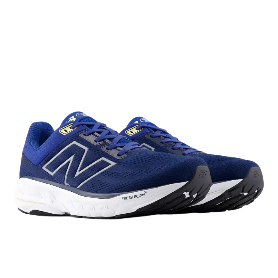 New Balance Men's 860 V14 Running Shoes in Galaxy Blue/NB Navy/Winter Grass AW25 mesh - upper - material - breathability shoes