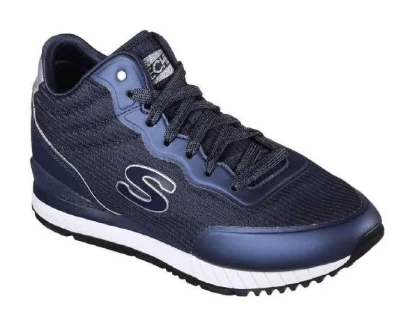 Agility Training Skechers scarpa sneakers da donna con rialzo al tallone Vega High 920 NVY blu