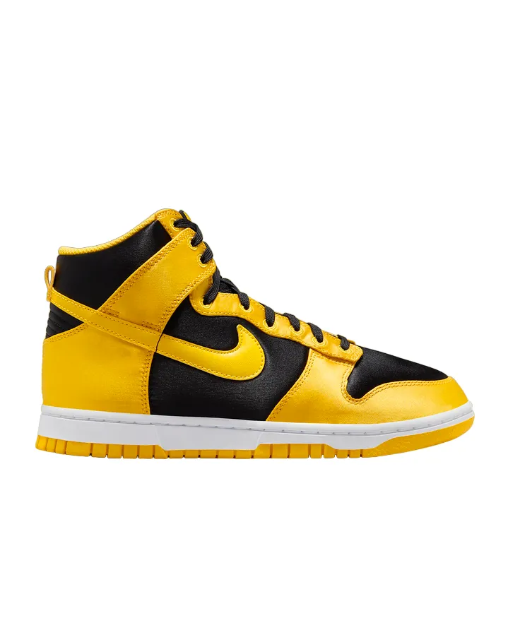 Enhanced Breathability Foot Shape Nike scarpa sneakers da donna Dunk Alta FN4216-001 nero bianco giallo mais