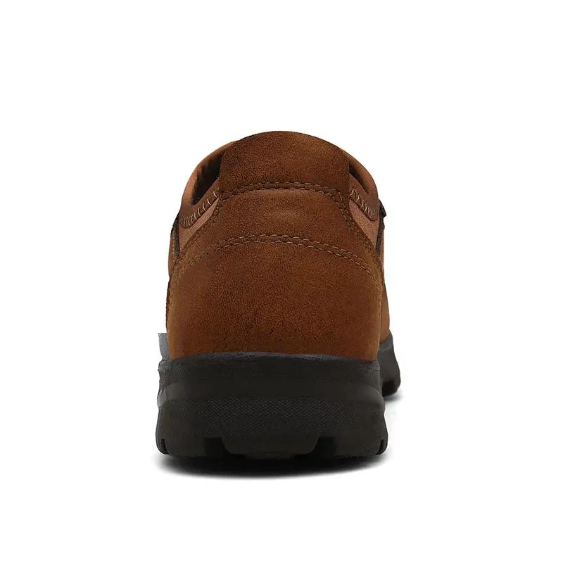 Cuzcare Ortho Men's Shoes Comfortable Lightweight Soft Sole Leather Loafers