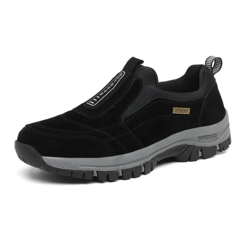 Cuzcare Orthopedic Men Shoes Arch Support Wide Toebox AntiSkid Walking Outdoor