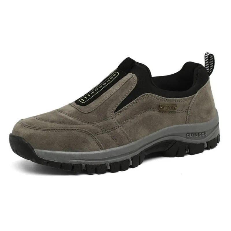 Cuzcare Orthopedic Men Shoes Arch Support Wide Toebox AntiSkid Walking Outdoor