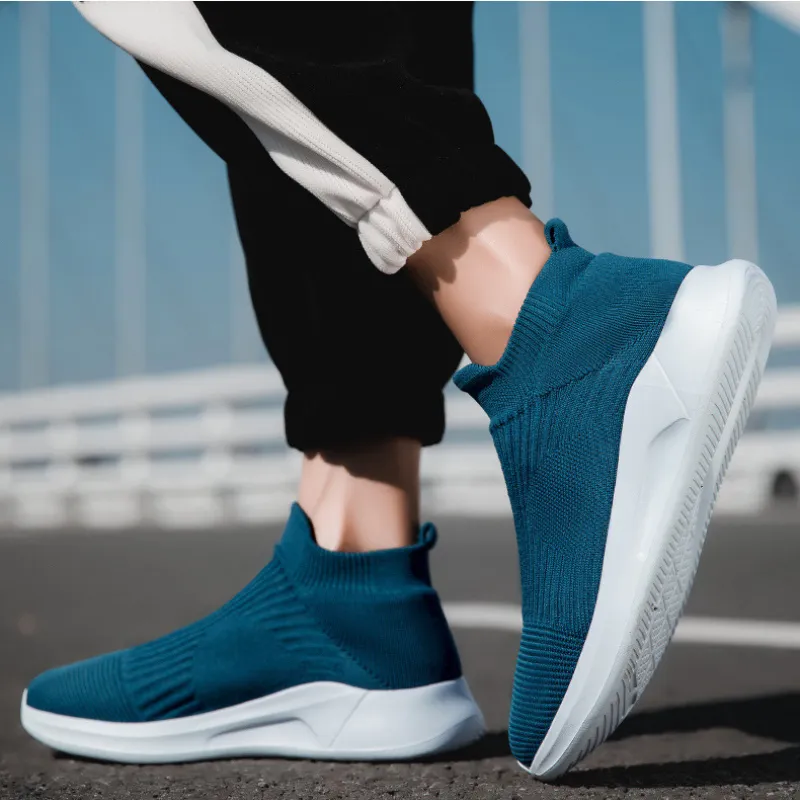 Cuzcare Orthopedic Men Shoes Breathable Walking Slip-on Sock Gym Casual Shoes