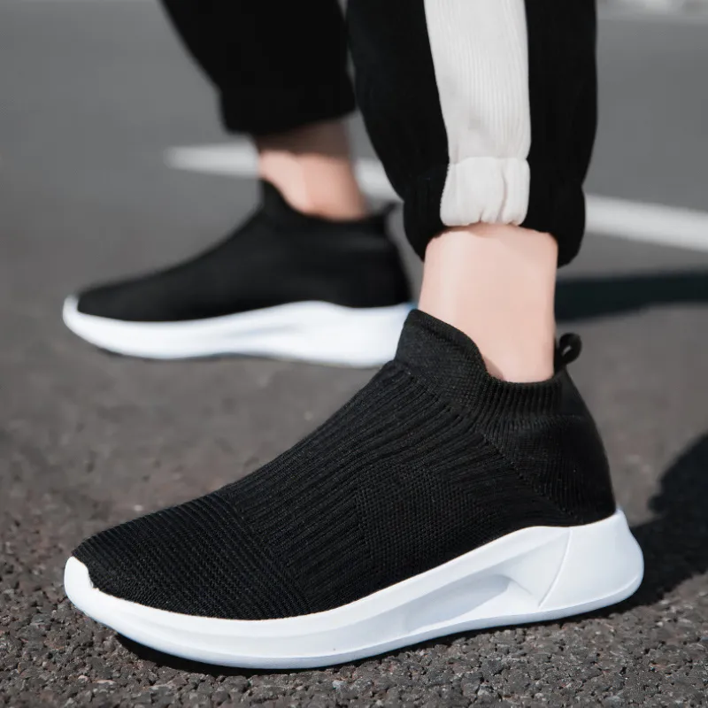 Cuzcare Orthopedic Men Shoes Breathable Walking Slip-on Sock Gym Casual Shoes