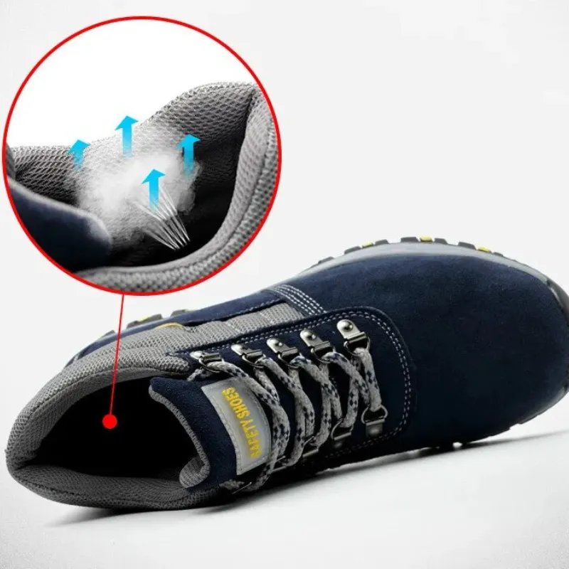 Cuzcare Orthopedic Shoes for Men Anti-smash Comfortable Nonskid Safety Shoes