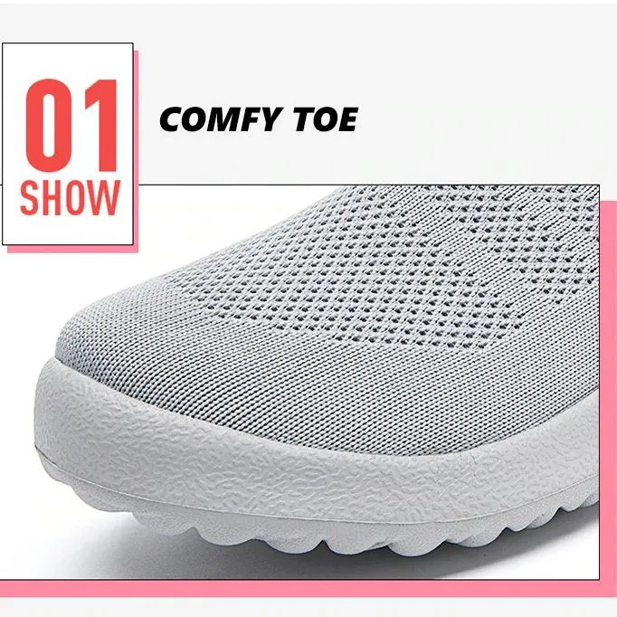 Cuzcare Orthopedic Shoes For Men Stretchable Fit Foam Cushion Slip-ons Mesh Summer Fall 2023