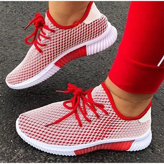 Cuzcare Orthopedic Shoes For Women Net Mesh Nonslip Running Sneakers