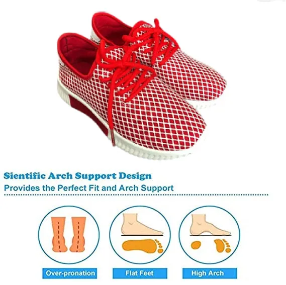 Cuzcare Orthopedic Shoes For Women Net Mesh Nonslip Running Sneakers