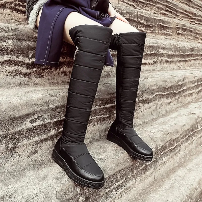 Cuzcare Orthopedic Women Boot Over Knee High Warm Snowy Winter Boots