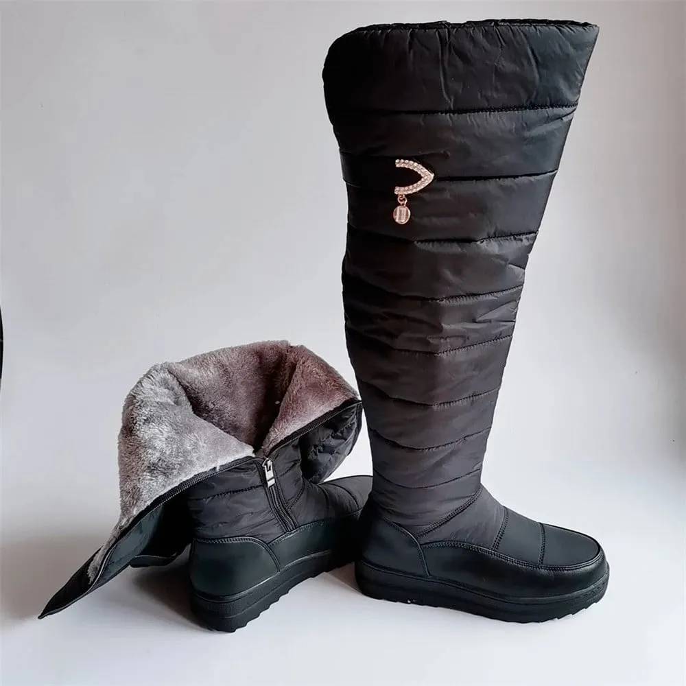 Cuzcare Orthopedic Women Boot Over Knee High Warm Snowy Winter Boots