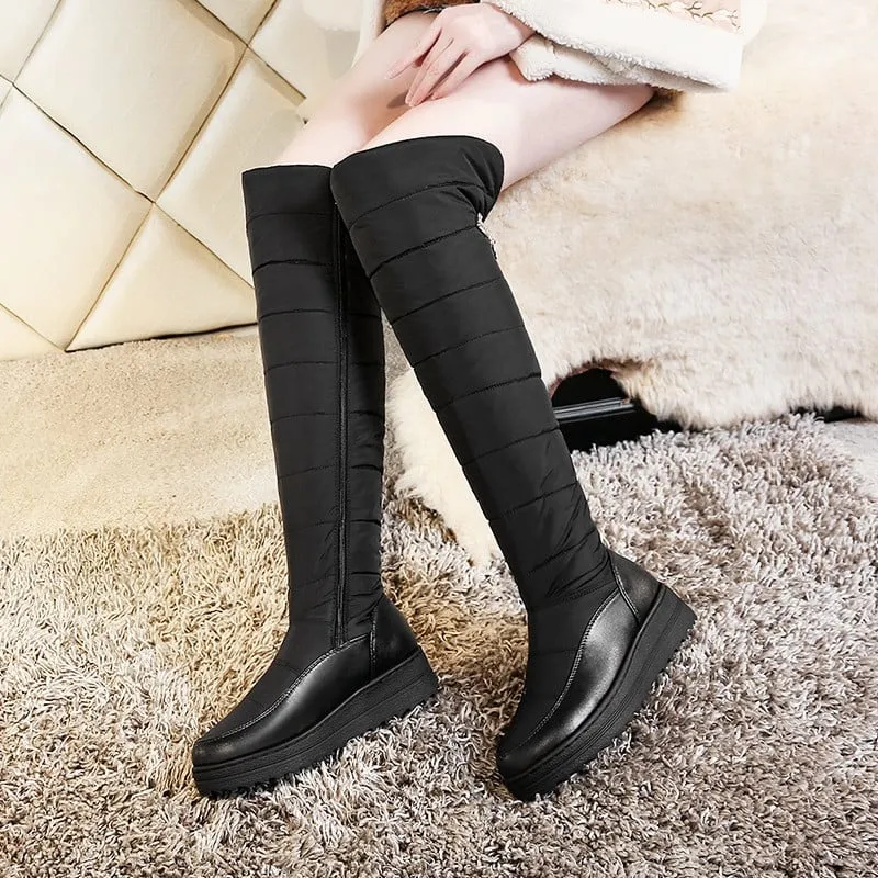 Cuzcare Orthopedic Women Boot Over Knee High Warm Snowy Winter Boots