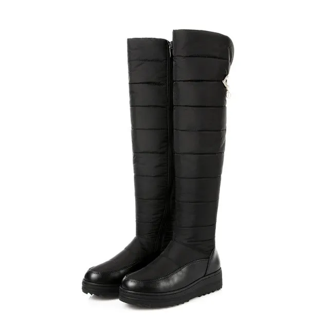 Cuzcare Orthopedic Women Boot Over Knee High Warm Snowy Winter Boots