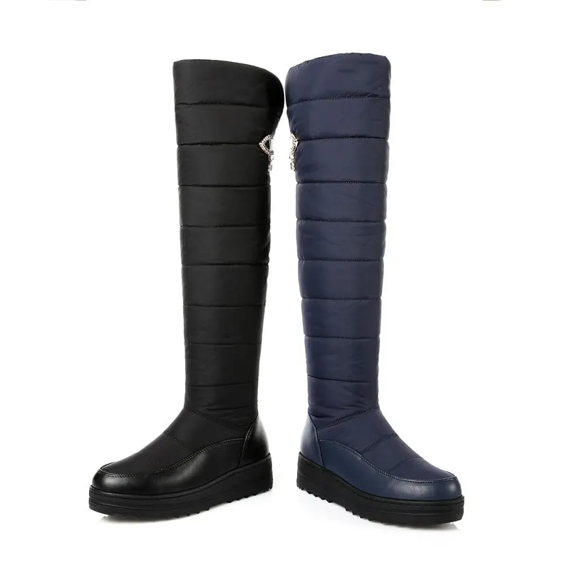 Cuzcare Orthopedic Women Boot Over Knee High Warm Snowy Winter Boots