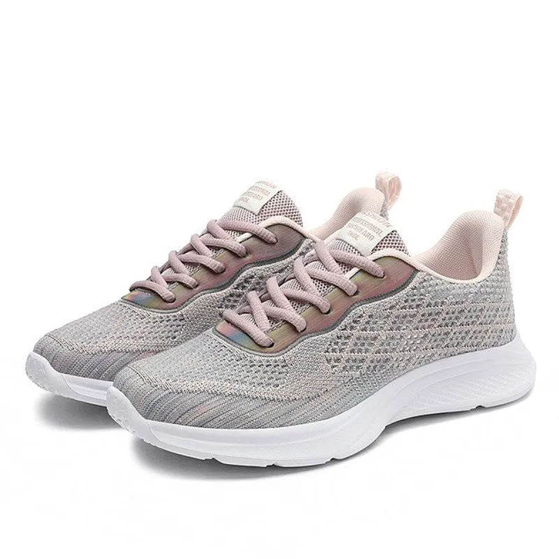 Cuzcare Women Athletic Orthopedic Shoes Anti-collision Mesh Round Toe Stylish Sneakers