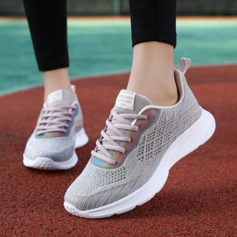Cuzcare Women Athletic Orthopedic Shoes Anti-collision Mesh Round Toe Stylish Sneakers