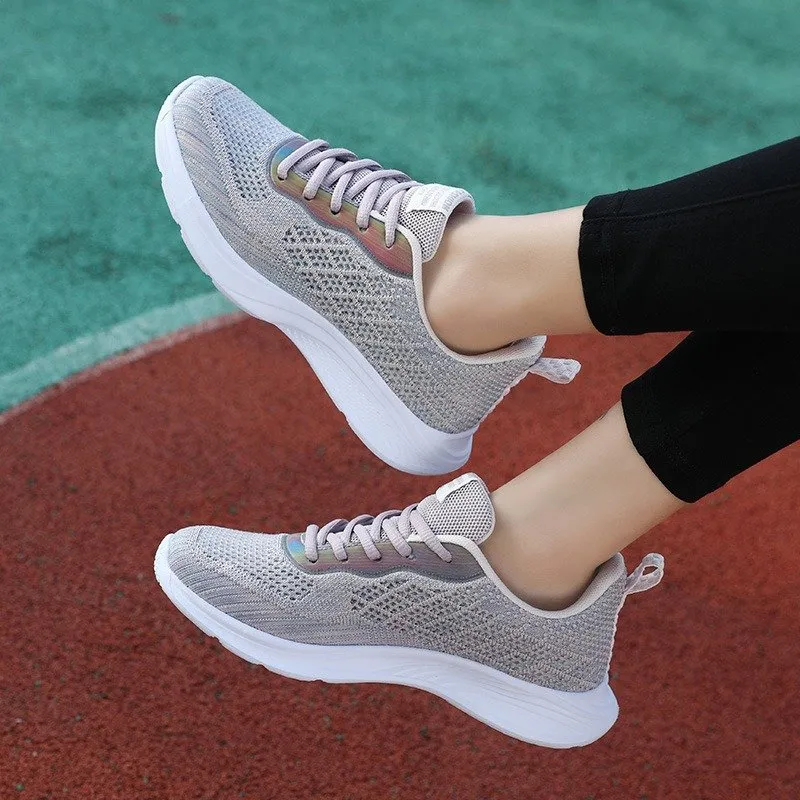 Cuzcare Women Athletic Orthopedic Shoes Anti-collision Mesh Round Toe Stylish Sneakers