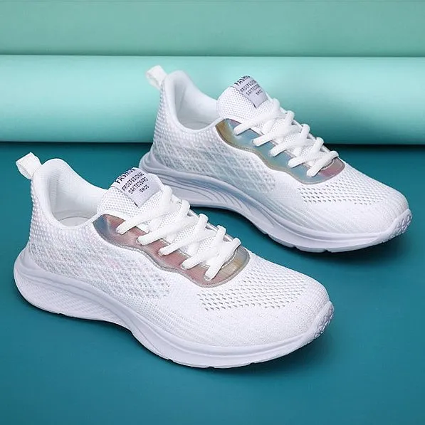 Cuzcare Women Athletic Orthopedic Shoes Anti-collision Mesh Round Toe Stylish Sneakers
