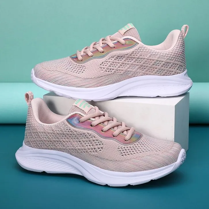 Cuzcare Women Athletic Orthopedic Shoes Anti-collision Mesh Round Toe Stylish Sneakers