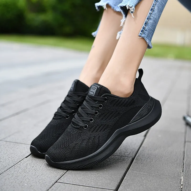 Cuzcare Women Orthopedic Shoes Elastic Mesh EVA Nonslip Summer 2023 Jogging Sneakers