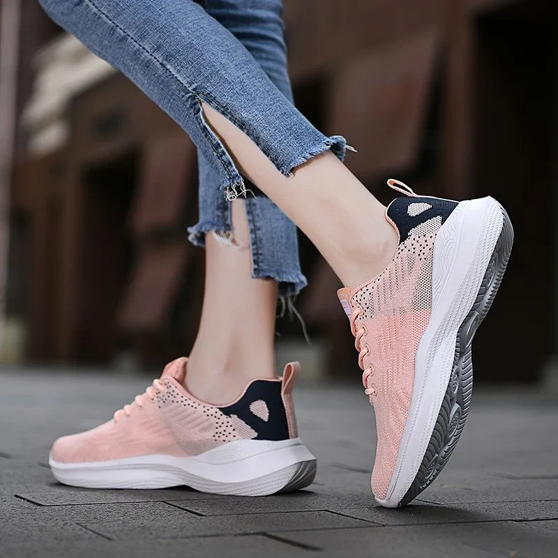 Cuzcare Women Orthopedic Shoes Elastic Mesh EVA Nonslip Summer 2023 Jogging Sneakers