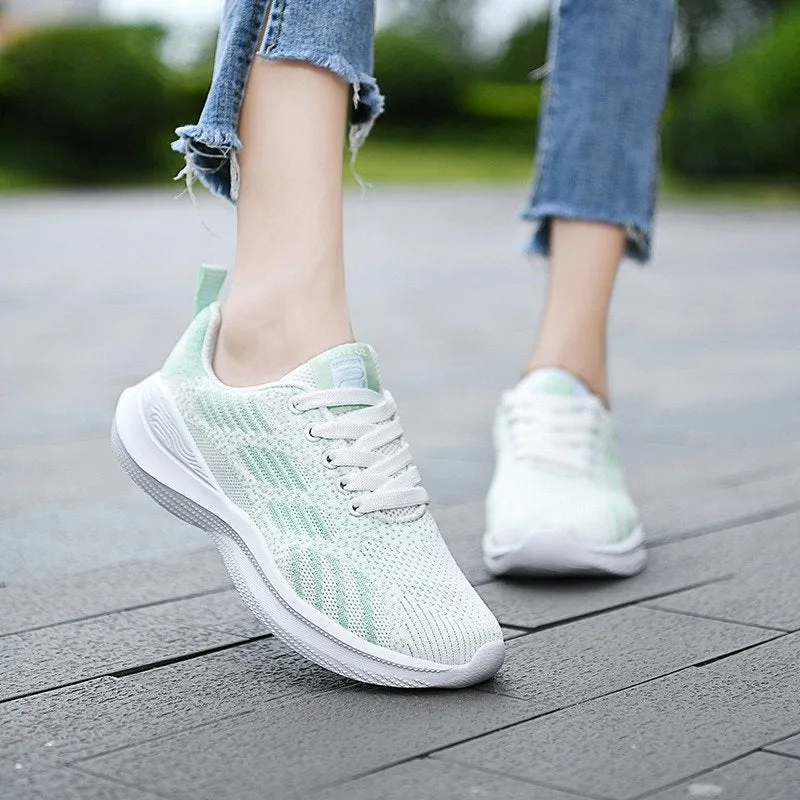 Cuzcare Women Orthopedic Shoes Elastic Mesh EVA Nonslip Summer 2023 Jogging Sneakers