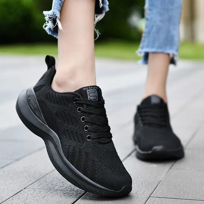 Cuzcare Women Orthopedic Shoes Elastic Mesh EVA Nonslip Summer 2023 Jogging Sneakers