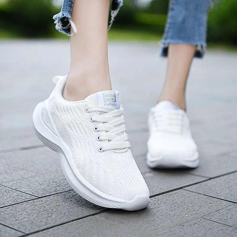 Cuzcare Women Orthopedic Shoes Elastic Mesh EVA Nonslip Summer 2023 Jogging Sneakers