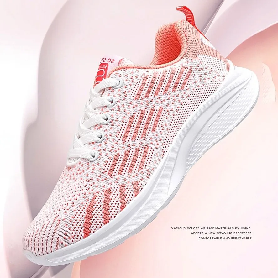 Cuzcare Women Orthopedic Shoes Elastic Mesh EVA Nonslip Summer 2023 Jogging Sneakers