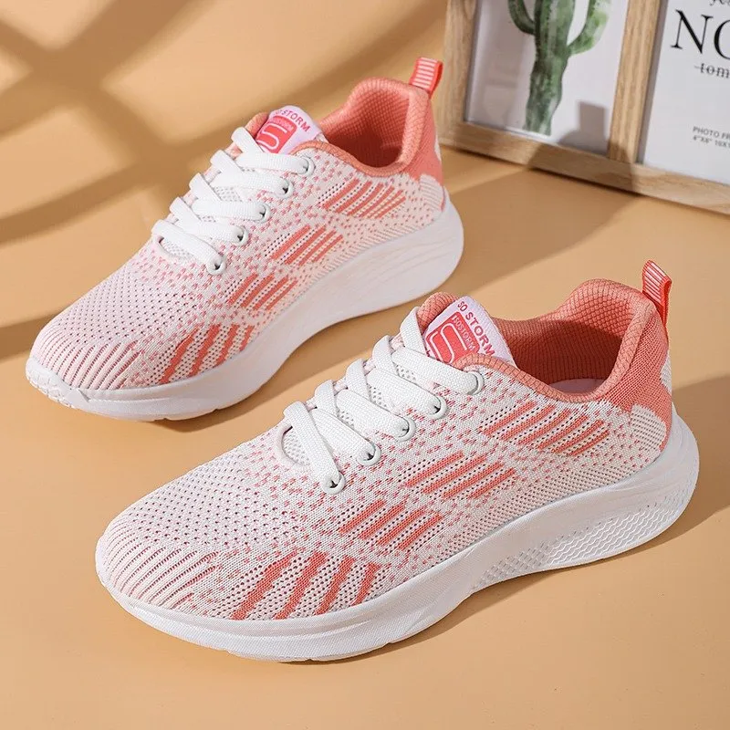 Cuzcare Women Orthopedic Shoes Elastic Mesh EVA Nonslip Summer 2023 Jogging Sneakers