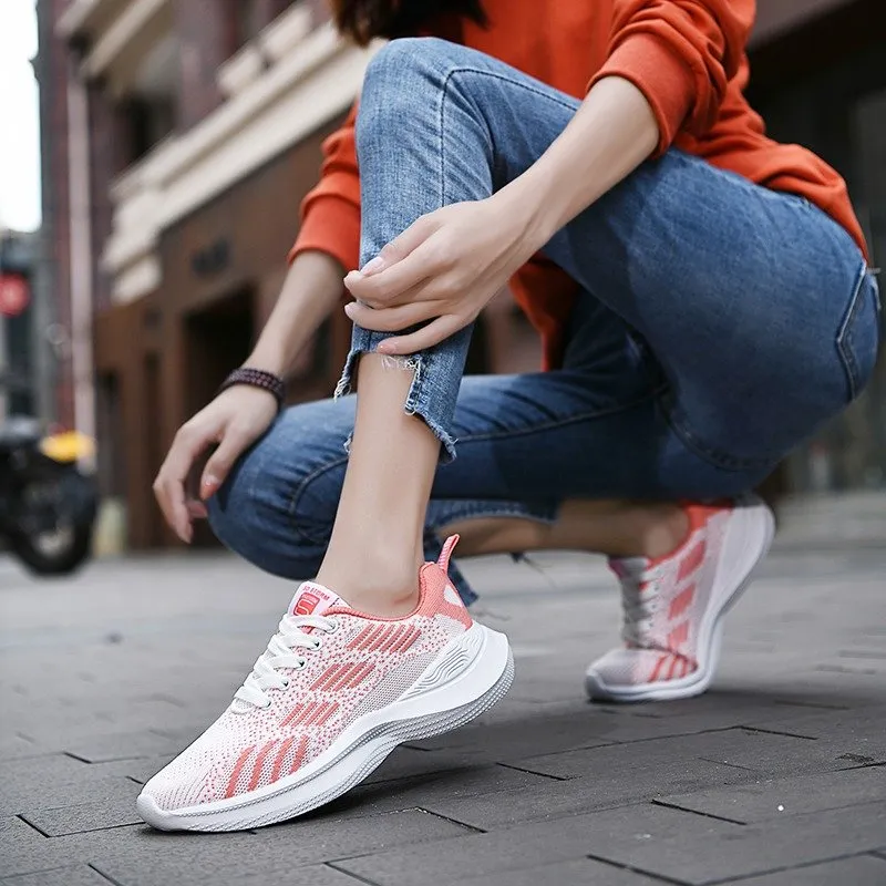 Cuzcare Women Orthopedic Shoes Elastic Mesh EVA Nonslip Summer 2023 Jogging Sneakers