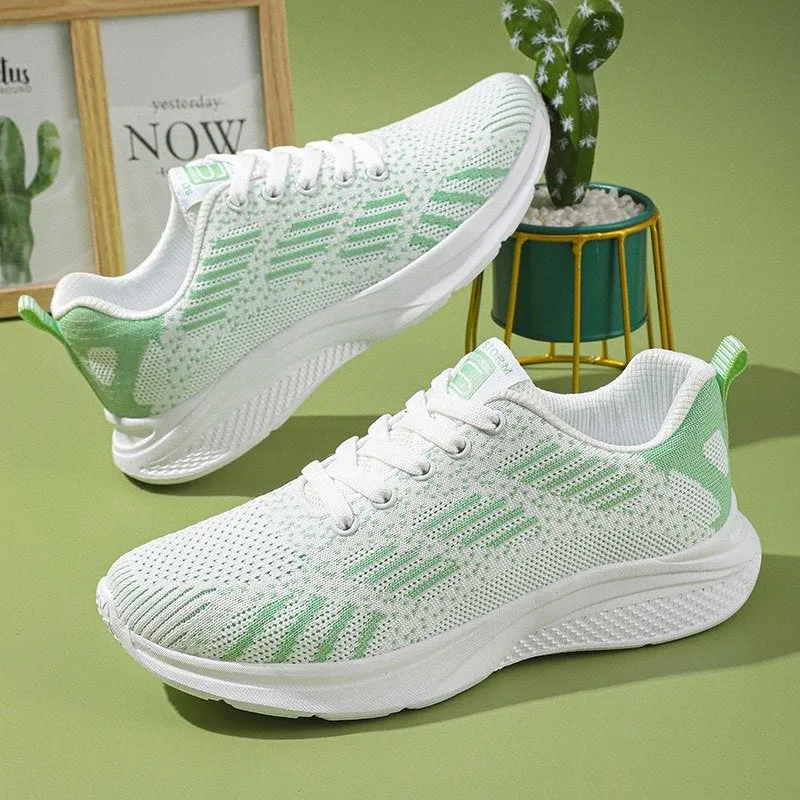 Cuzcare Women Orthopedic Shoes Elastic Mesh EVA Nonslip Summer 2023 Jogging Sneakers