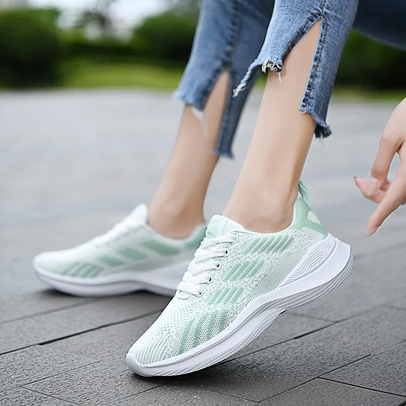 Cuzcare Women Orthopedic Shoes Elastic Mesh EVA Nonslip Summer 2023 Jogging Sneakers