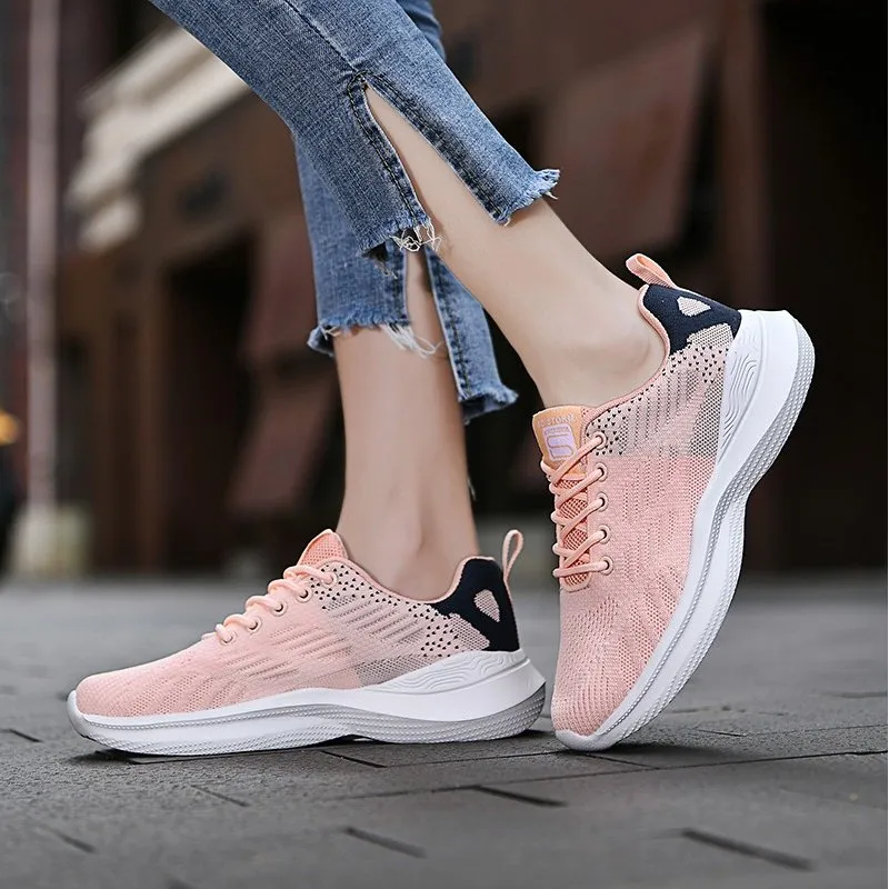 Cuzcare Women Orthopedic Shoes Elastic Mesh EVA Nonslip Summer 2023 Jogging Sneakers
