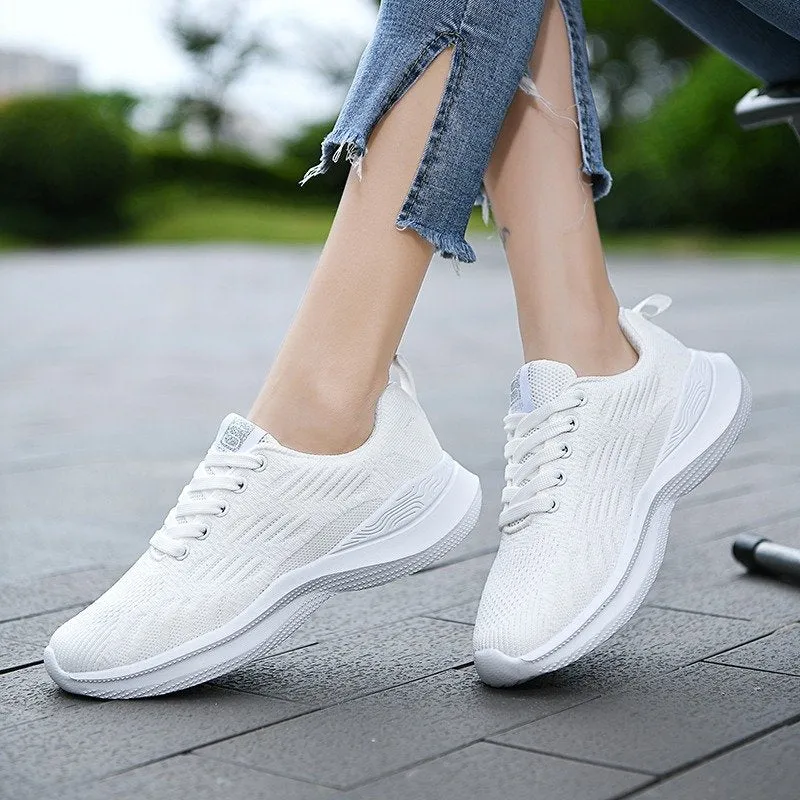 Cuzcare Women Orthopedic Shoes Elastic Mesh EVA Nonslip Summer 2023 Jogging Sneakers