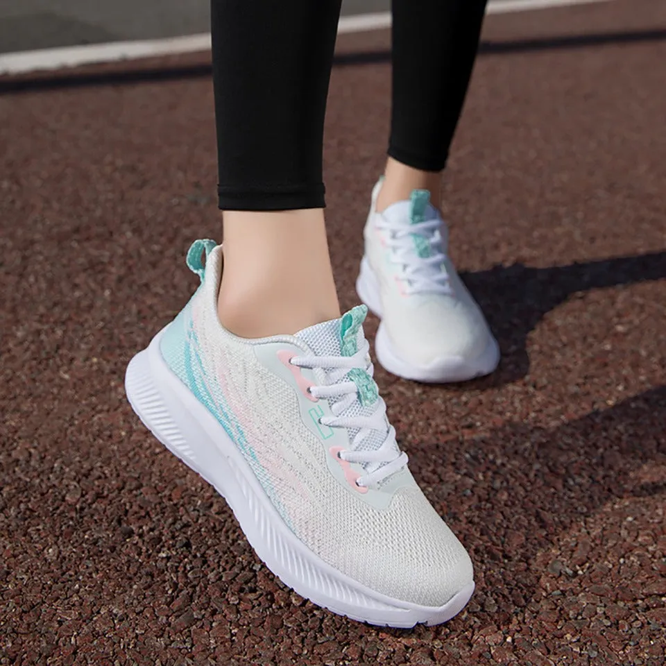Cuzcare Women Orthopedic Shoes Shock-resistance Mesh Lightweight Running Sneakers