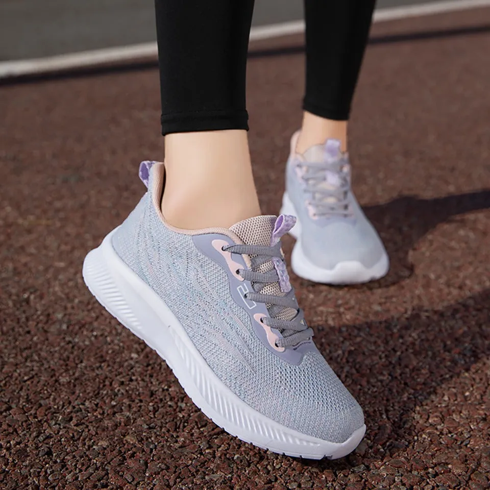 Cuzcare Women Orthopedic Shoes Shock-resistance Mesh Lightweight Running Sneakers