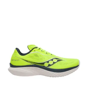 Multi Density Outsole Run All Day Saucony Kinvara 15 Men's Running Shoes Citron/Navy AW24
