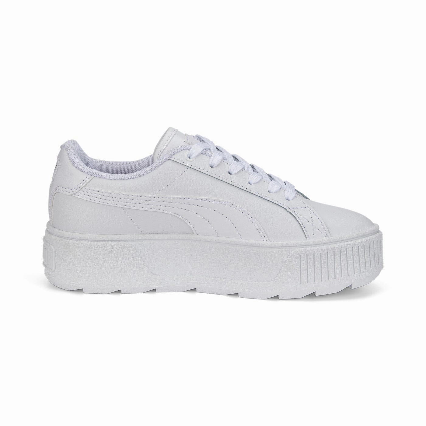 MoistureWicking Fast Running Puma scarpa sneakers da ragazza con zeppa Karmen 387374 01 bianco