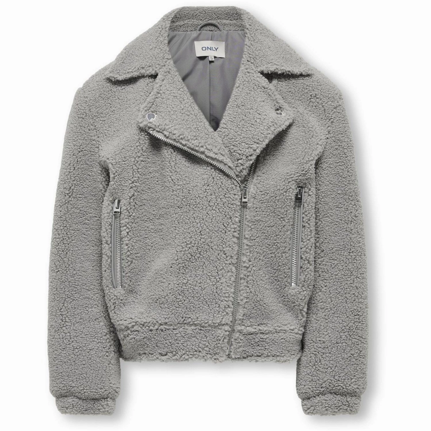 Removable Hood kids ONLY Thunderstorm Rio Teddy Biker Jacket