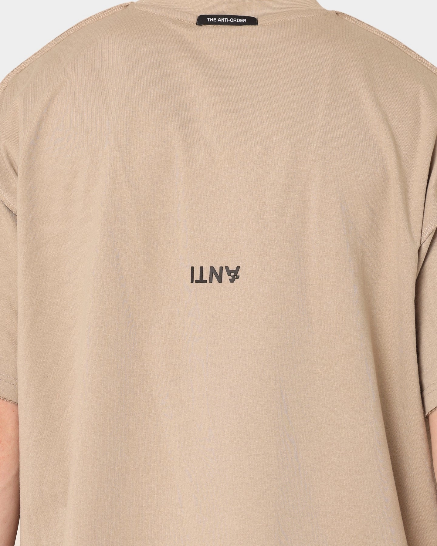 Leisure Casual The Anti Order Anti Essential Oversized T-Shirt Bone