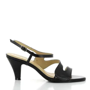 Dalessi Daytona Black Slingback Heels