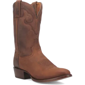 Dan Post Men's 11" Simon Tapered Leather Western Boot - Brown DP3230