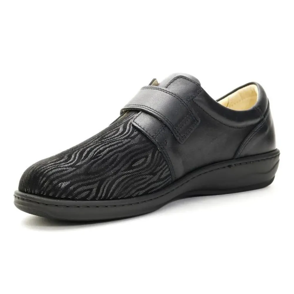 David Tate Evita Black Stardust Shoe (Women's)
