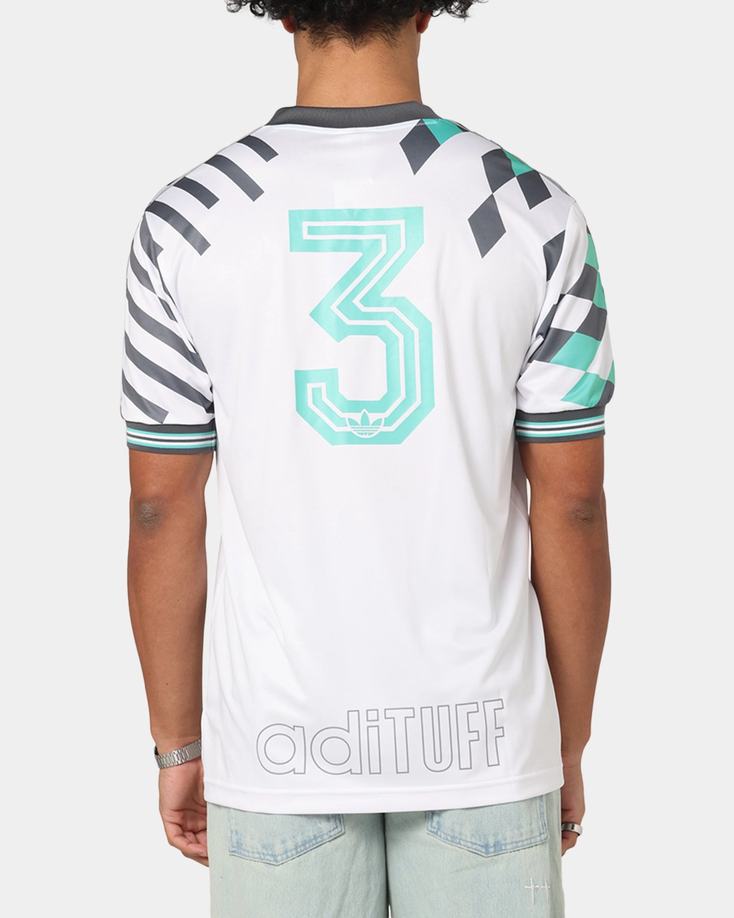 Adidas Nuwave 90's Jersey White Wrinkle resistant fabric Reinforced Hems