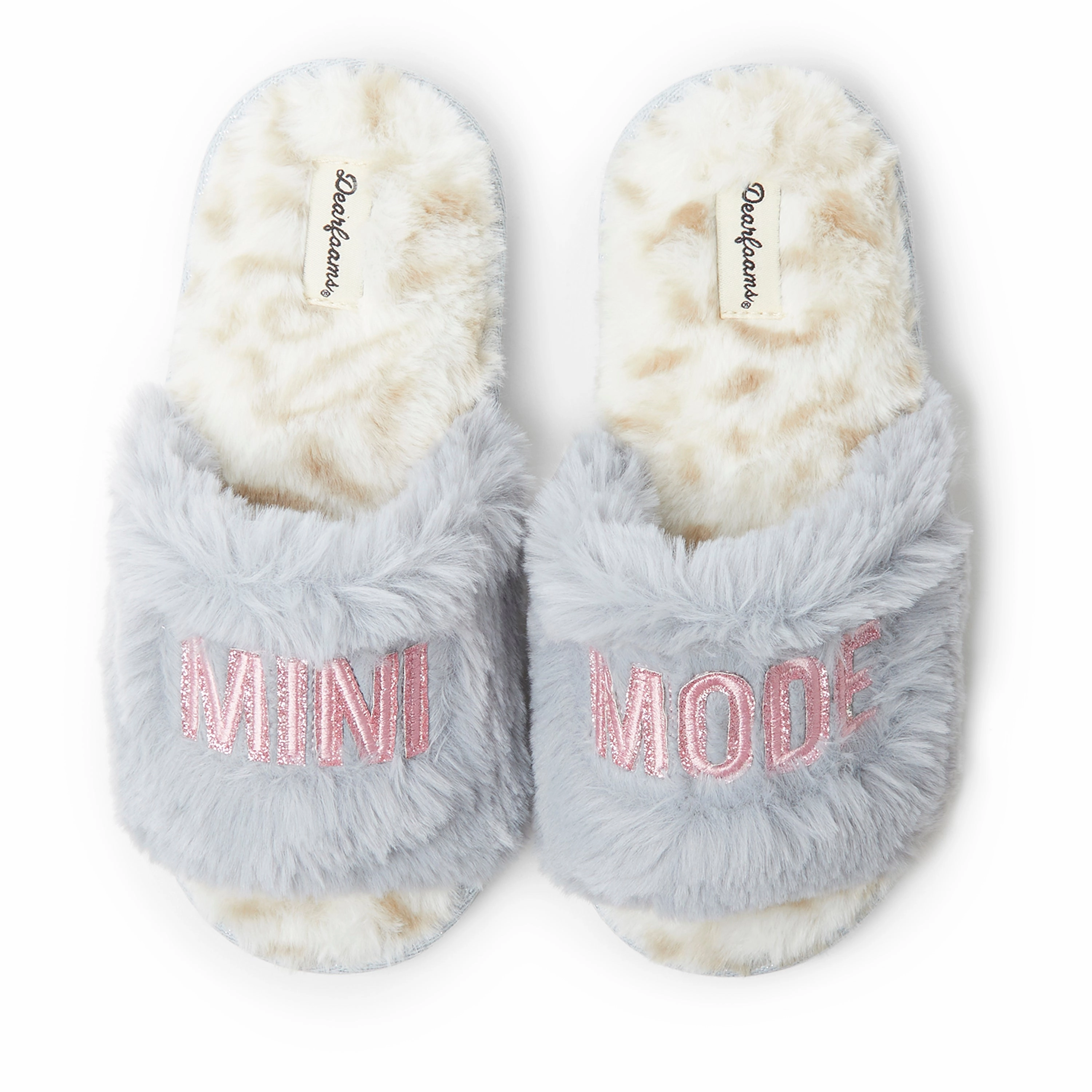 Dynamic Cushioning System Dearfoams Kid's Lana Slide Slipper with Slogan